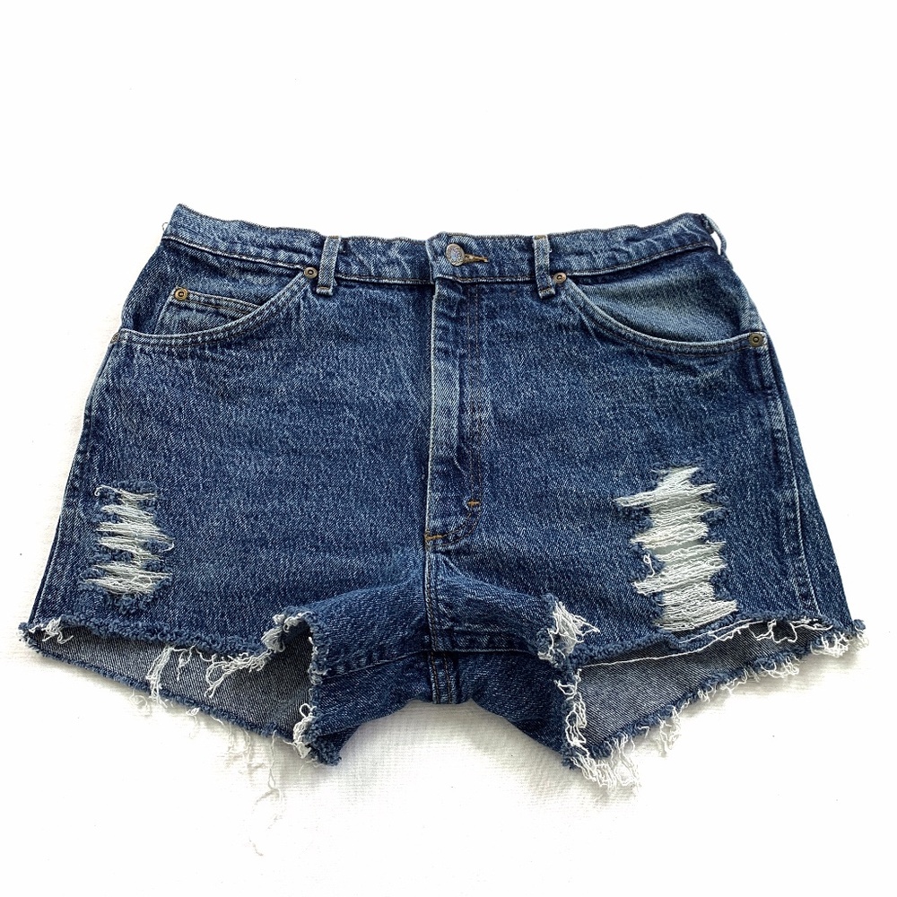 LEE Cutoff/ Waist 32-33/ Large/ Vintage Distressed